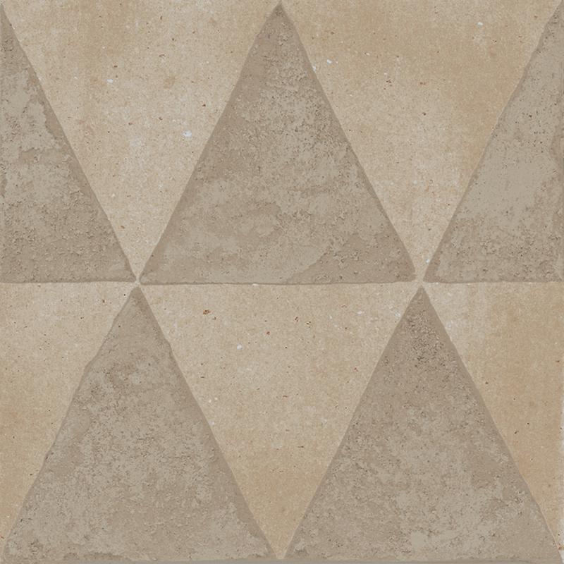 Marazzi ARTCRAFT Decoro Triangoli Sabbia 20x20 cm 10 mm Mat