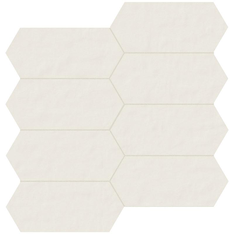 Creative Design NEUTRA 6.0 MOSAICO 01 BIANCO MOSAICO ESAGONO C 7,5x15 cm 6 mm Mat