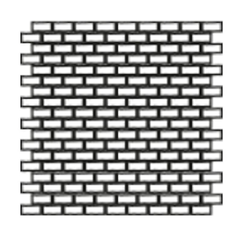 Architectural Design B&W MARBLE BREACH MOSAICO 1,5X3 30x30 cm 6 mm Mat