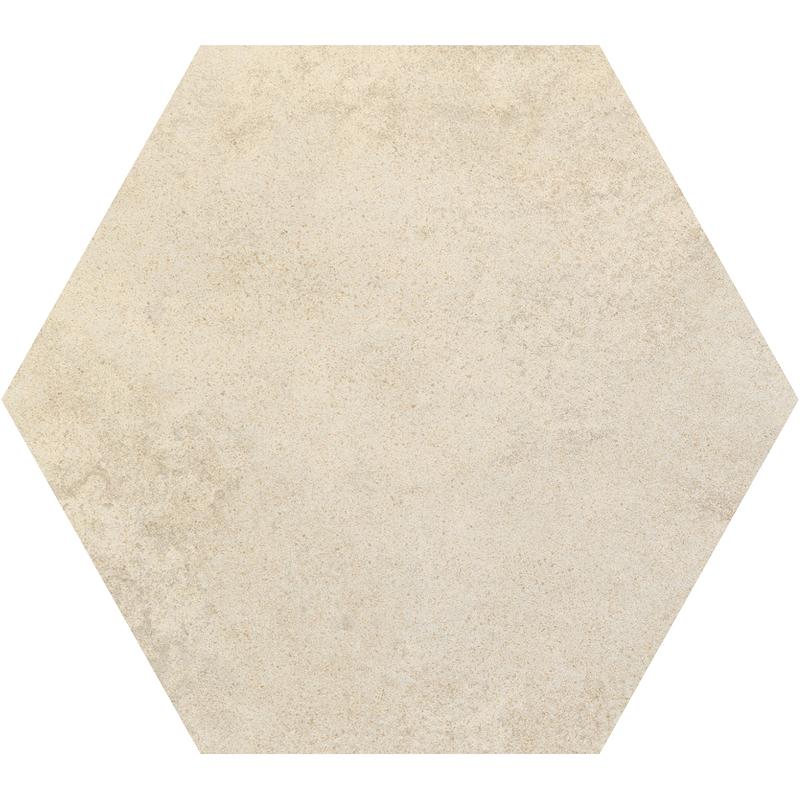 Gigacer ELEMENTA SMALL HEXAGON IVORY STONE 18x16 cm 6 mm Mat