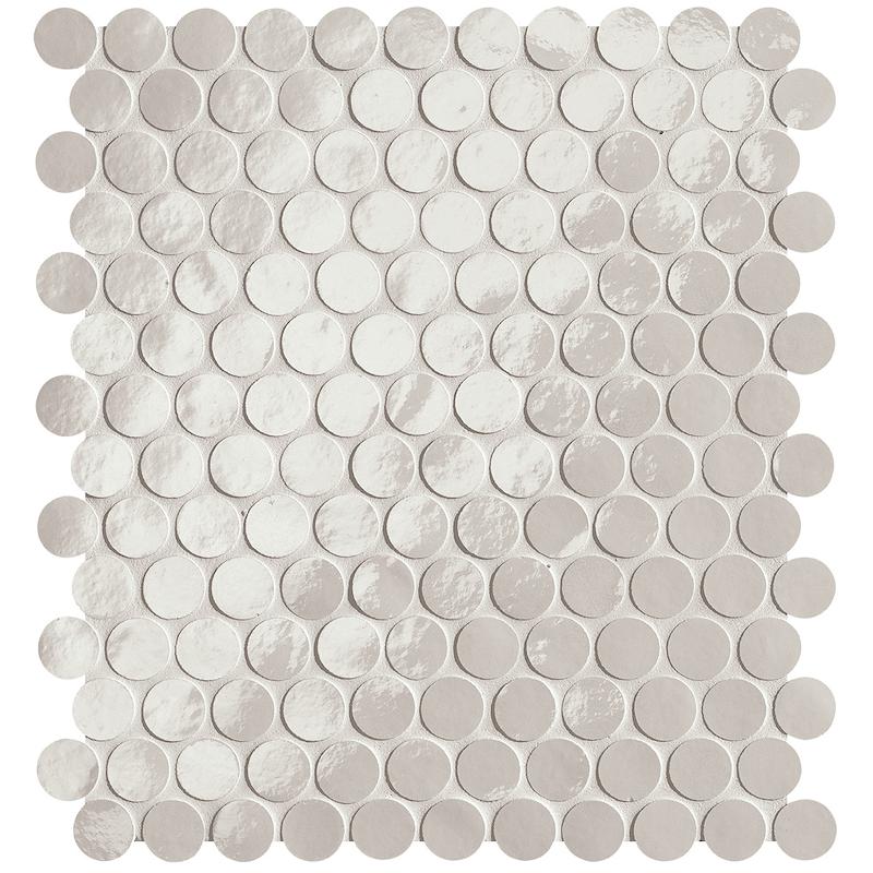 Fap GLIM Mosaico Round Ghiaccio 29,5x32,5 cm 9 mm Brillant