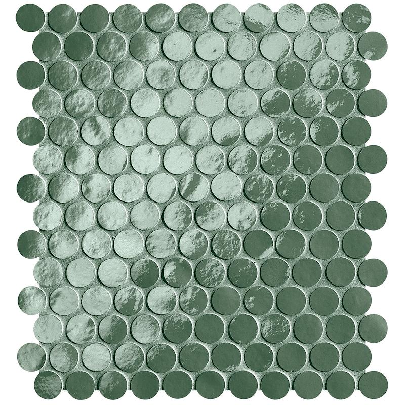 Fap GLIM Mosaico Round Salvia 29,5x32,5 cm 9 mm Brillant