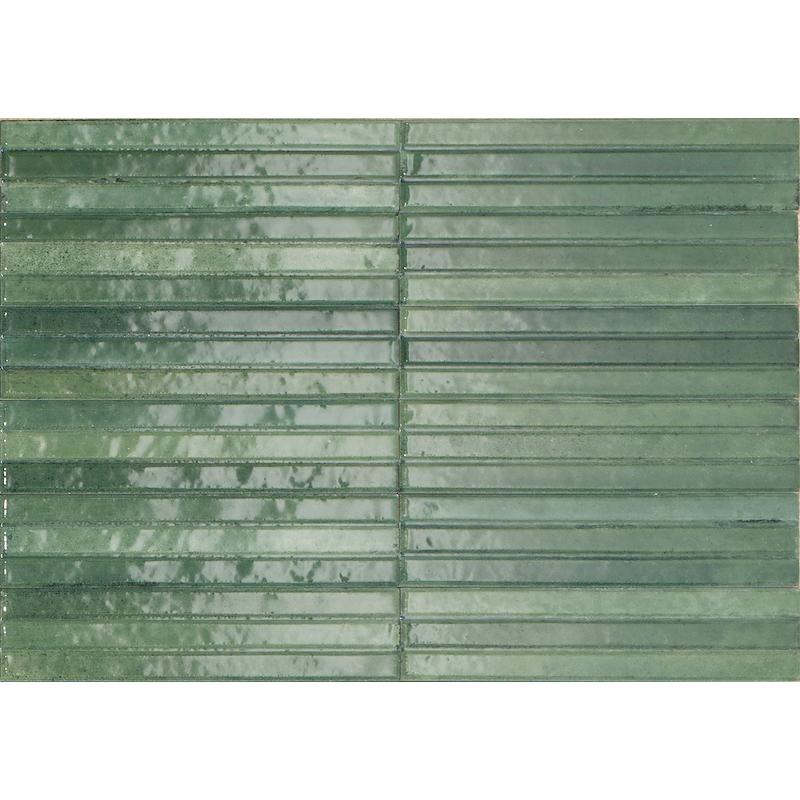 Ragno LOOK 3D Struttura Yubi Verde 6x24 cm 13.5 mm Poli