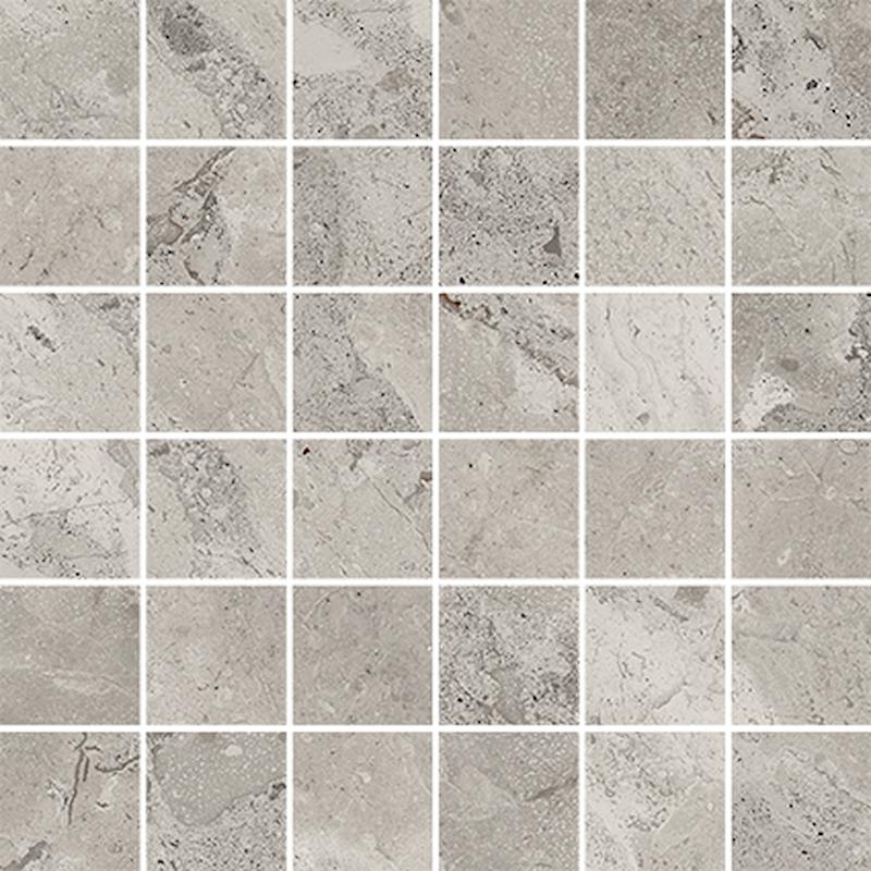 Onetile STONE Mosaico Breccia Delicata Grigio 30x30 Mat