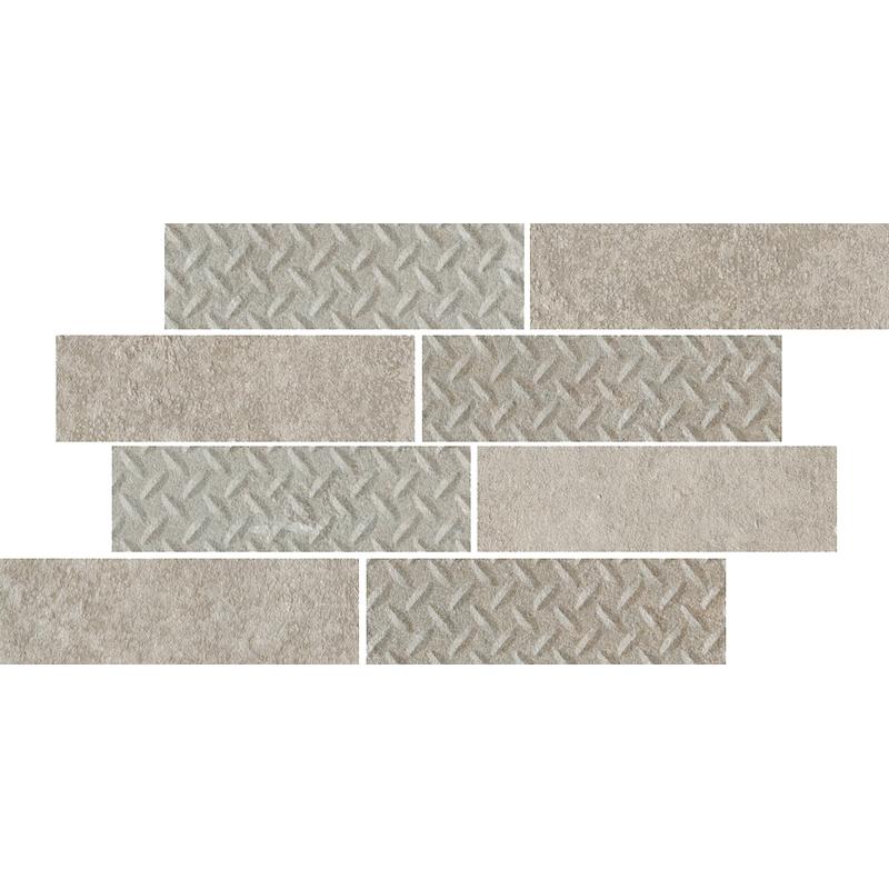 Cercom TEMPER Mosaico Bricks Frost 24x40 cm 10 mm Mat